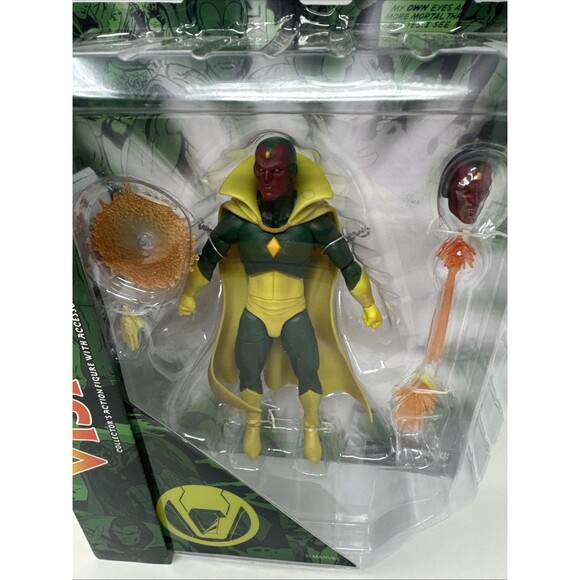 Diamond Select Marvel Select Vision 2022 7" Poseable Action Figure NEW - Picture 2 of 4
